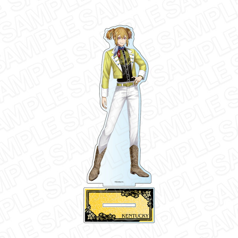 【新品/公式】 千銃士:Rhodoknight_特大アクリルフィギュア ケンタッキー 2周年 ver. 公式グッズ 公式ライセンス colleize コレイズ アニメ キャラクター グッズ画像