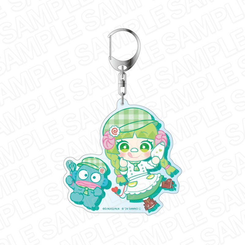 【新品/公式】 魔入りました!入間くん×サンリオキャラクターズ_デカキーホルダー ウァラク・クララ×ハンギョドン sweets ver. 公式グッズ 公式ライセンス colleize コレイズ アニメ キャラクター グッズ画像