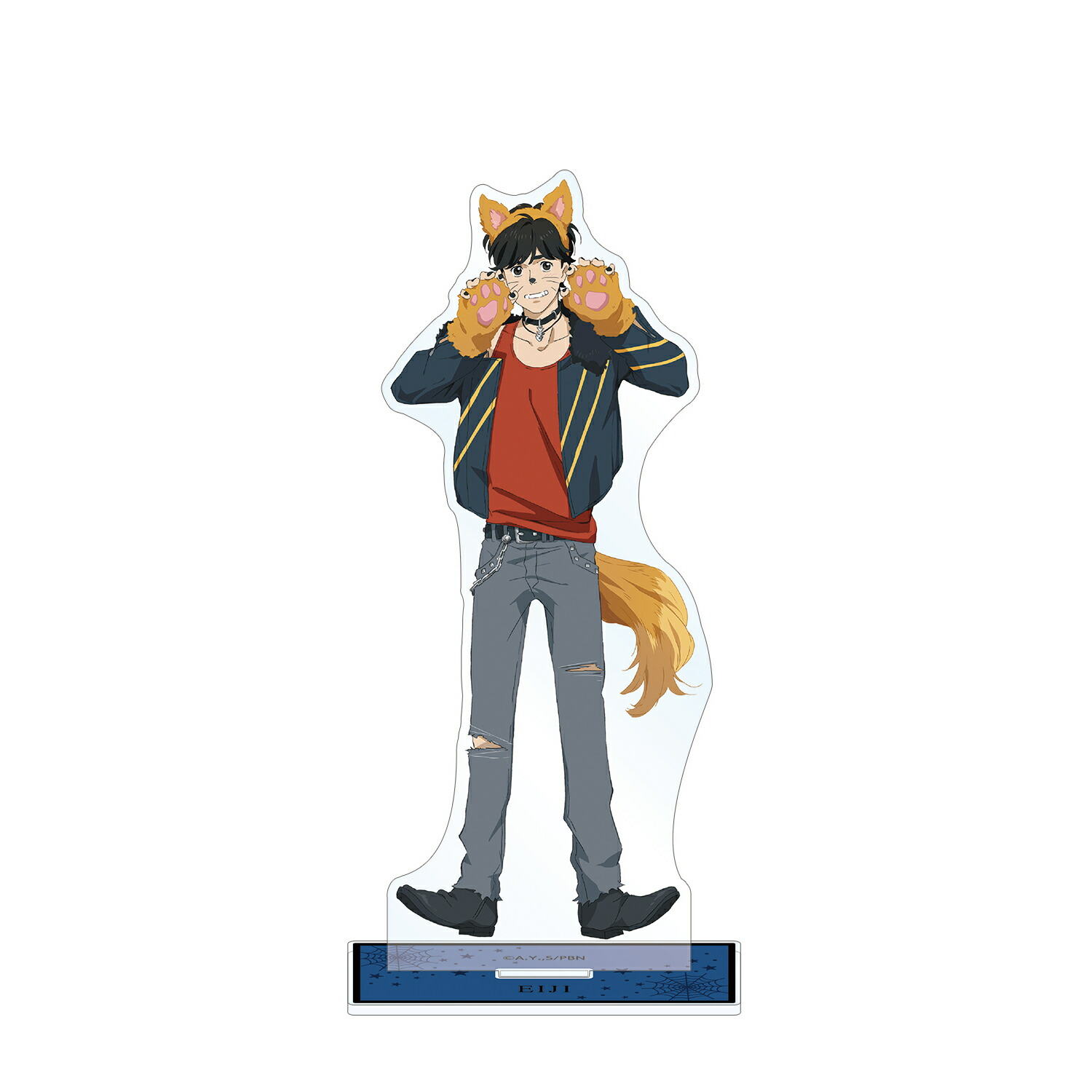 【新品/公式】 BANANA FISH_描き下ろしイラスト 奥村英二 ハロウィンVer. BIGアクリルスタンド 公式グッズ 公式ライセンス colleize コレイズ アニメ キャラクター グッズ画像
