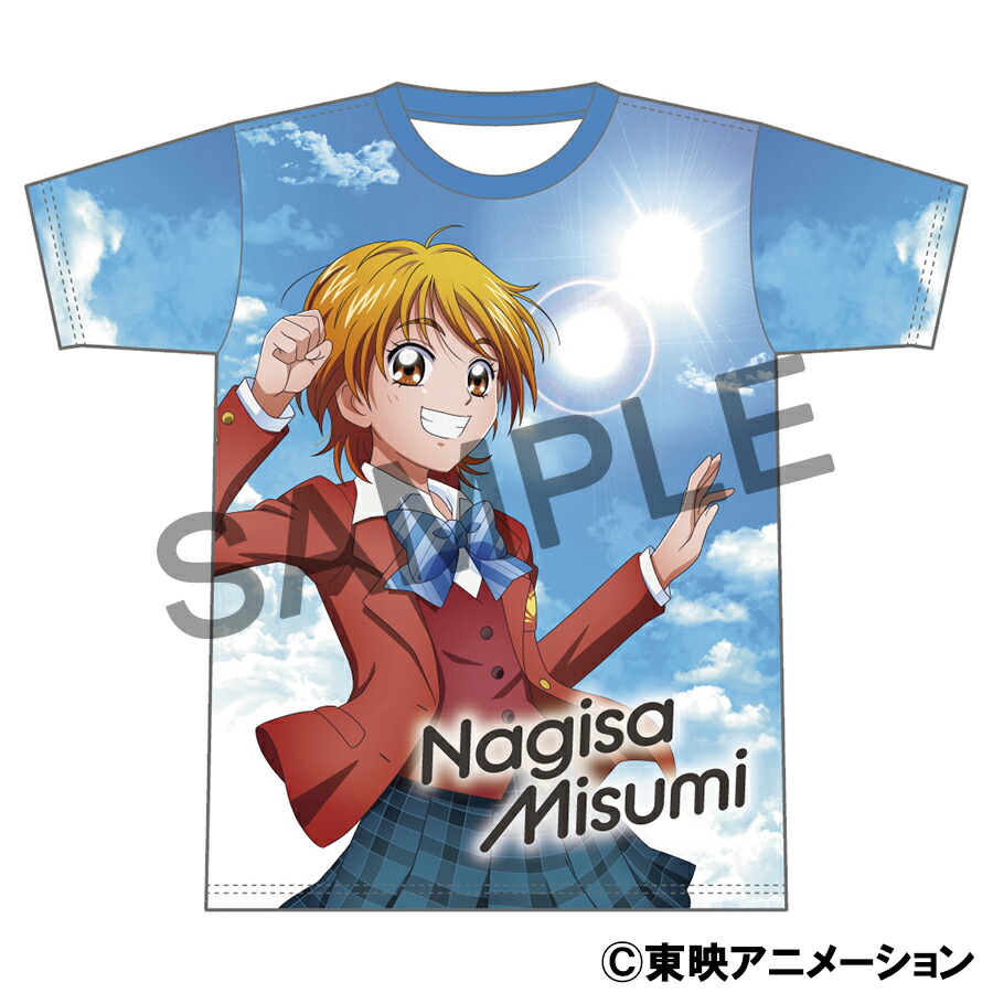 【新品/公式】 ふたりはプリキュア Max Heart_フルグラフィックTシャツ／美墨 なぎさ 公式グッズ 公式ライセンス colleize コレイズ アニメ キャラクター グッズ画像