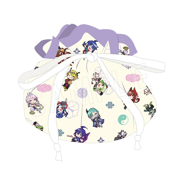 【新品/公式】 魔入りました!入間くん_巾着ポーチ 公式グッズ 公式ライセンス colleize コレイズ アニメ キャラクター グッズ画像