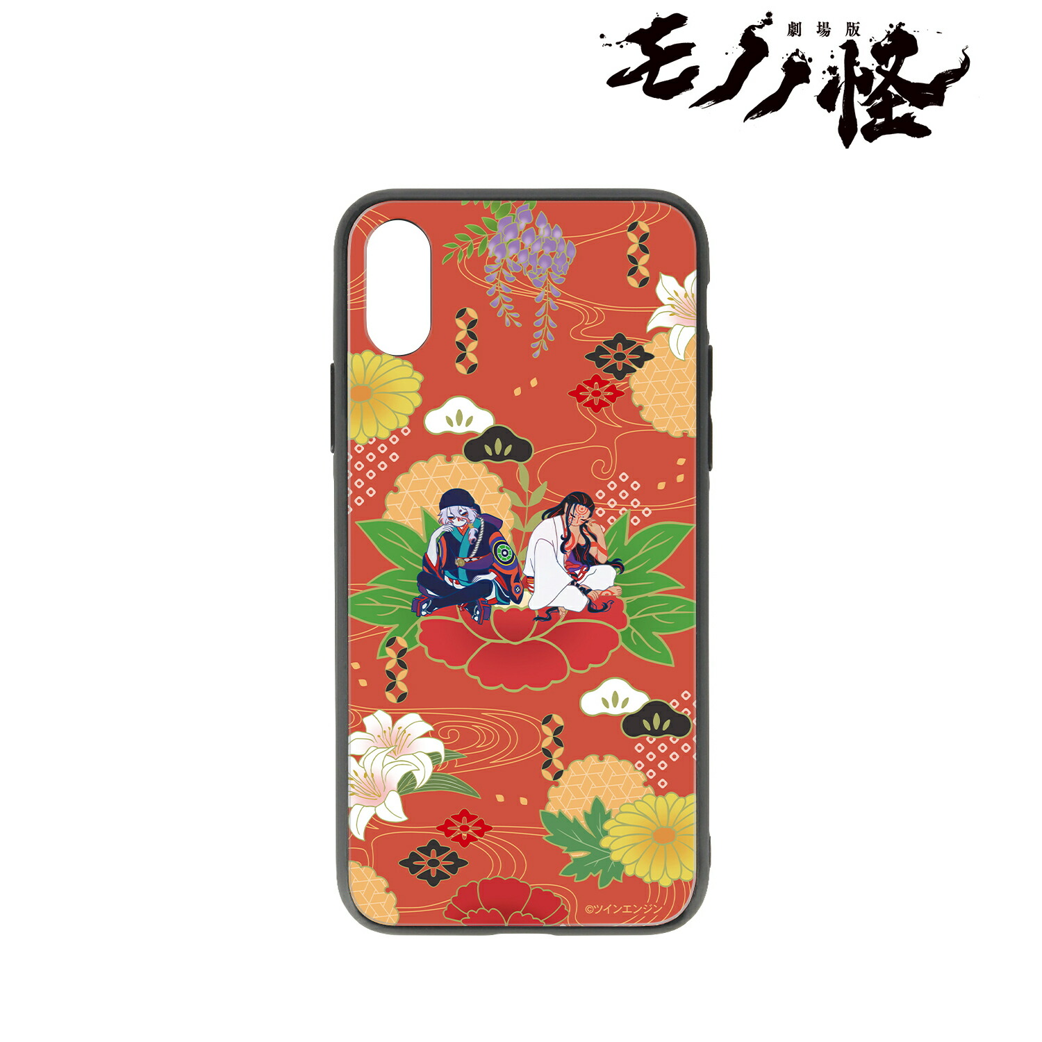 【新品/公式】 劇場版モノノ怪_(対象機種/iPhone 13/14)_Botania 角丸強化ガラスiPhoneケース 公式グッズ 公式ライセンス colleize コレイズ アニメ キャラクター グッズ画像