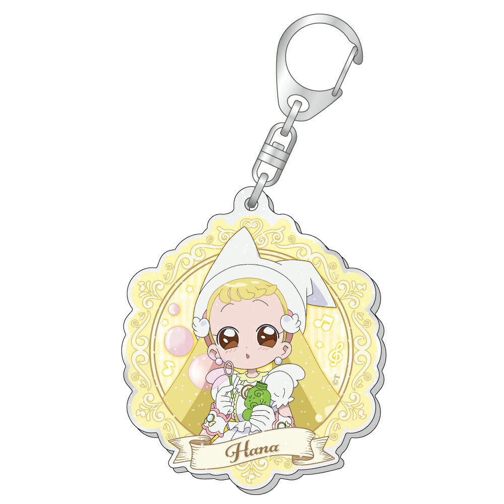 【新品/公式】 おジャ魔女どれみドッカ~ン!_ラメ入りアクリルキーホルダー シャボン玉ver. / ハナ 公式グッズ 公式ライセンス colleize コレイズ アニメ キャラクター グッズ画像