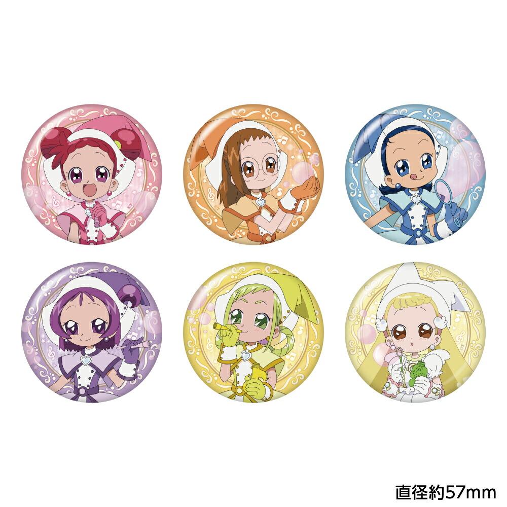 【新品/公式】 おジャ魔女どれみドッカ~ン!_トレーディング 缶バッジ シャボン玉ver.　【コンプリートBOX／6個入り】 公式グッズ 公式ライセンス colleize コレイズ アニメ キャラクター グッズ画像