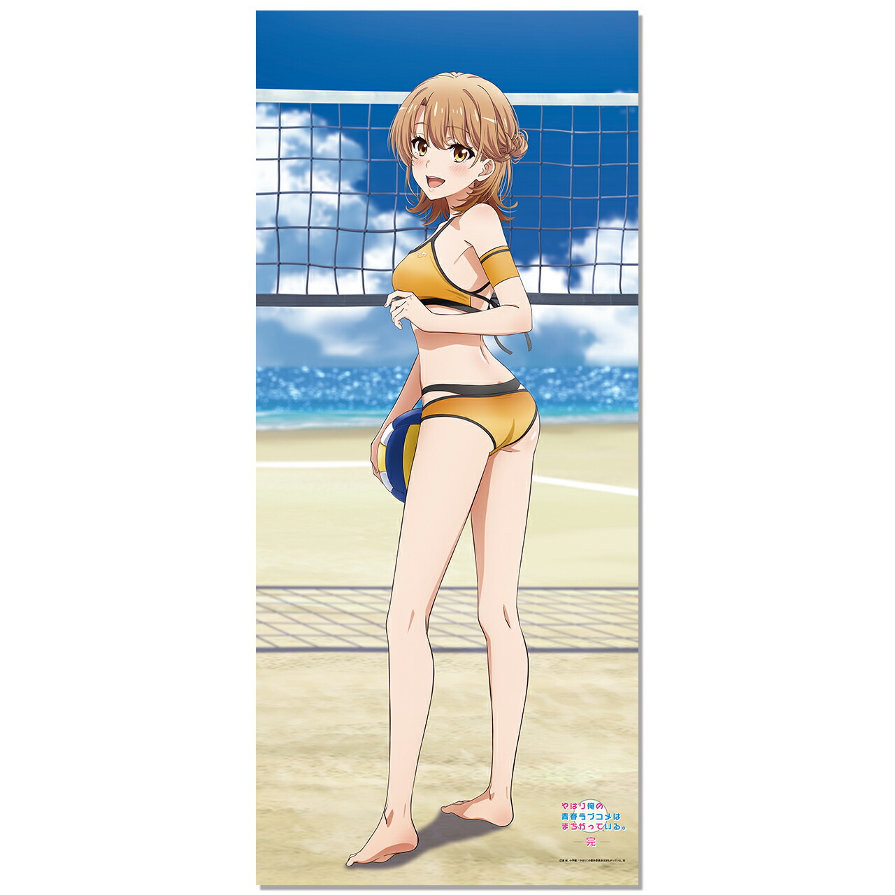 【新品/公式】 やはり俺の青春ラブコメはまちがっている。完_描き下ろし BIGタペストリー いろは（ビーチバレー） 公式グッズ 公式ライセンス colleize コレイズ アニメ キャラクター グッズ画像