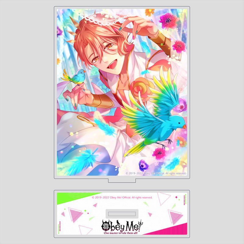 【新品/公式】Obey Me!_アクリルパネルスタンド（アスモデウス） 公式グッズ colleize コレイズ アニメ キャラクター グッズ画像
