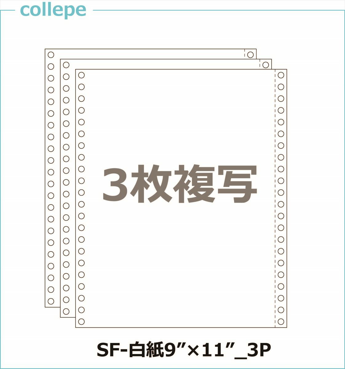 年代順の連続勘定書き質問用紙 新規まき直し9×11in 3枚書きうつす 1000枚 帳簿・伝票・事務書類-文房具・事務用品