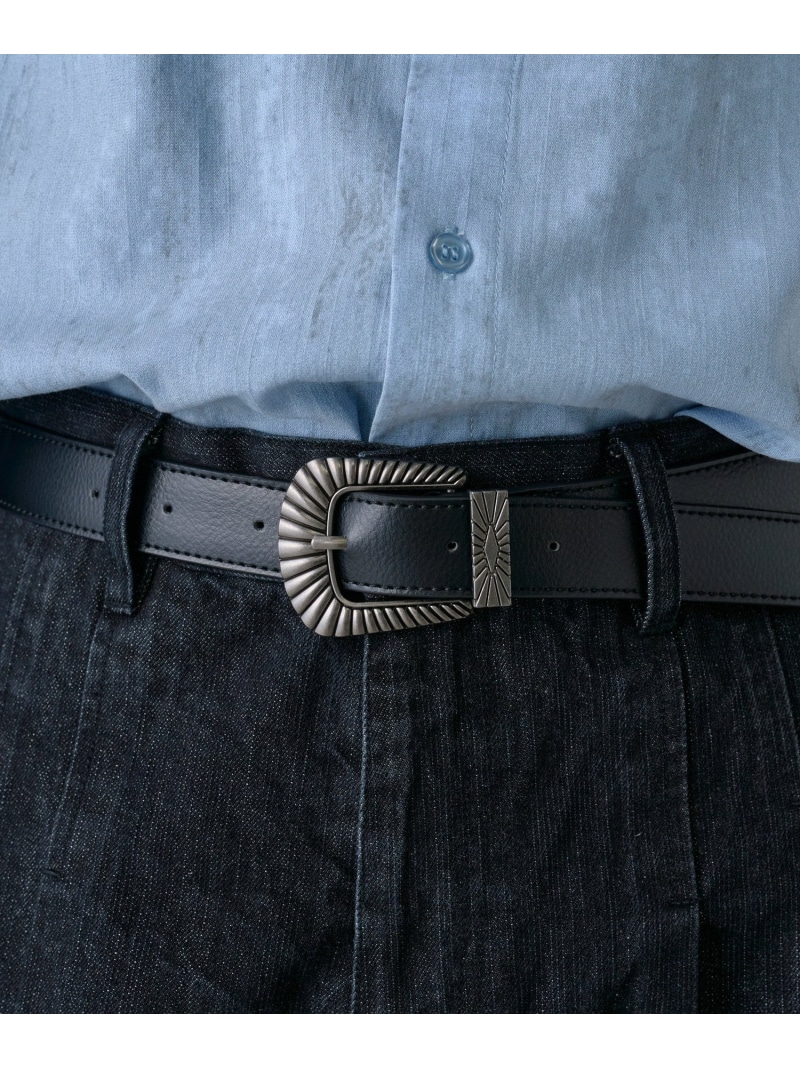 楽天市場】クラネ CLANE レザーベルト COM BELT シンプル