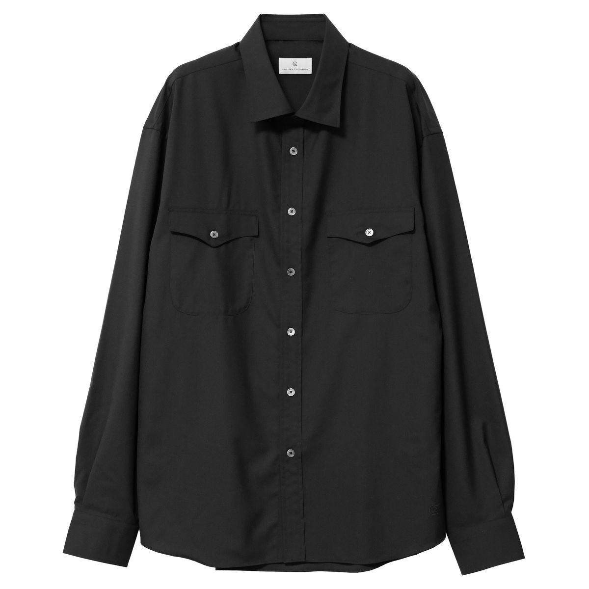 COLONY CLOTHING / ダブルポケットシャツ BLACK / CC2601-SH03-01