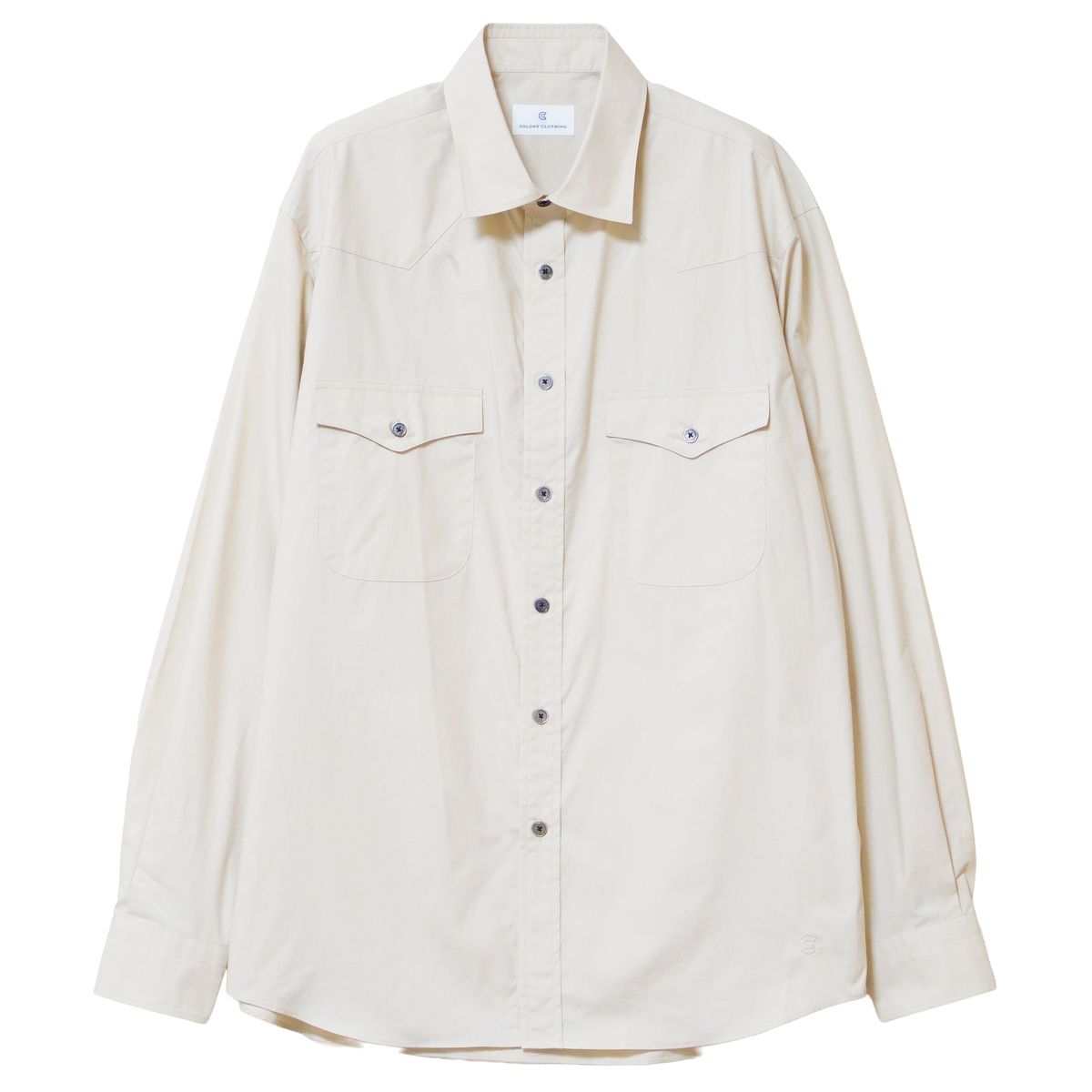 COLONY CLOTHING / ウエスタンシャツ BEIGE / CC2601-SH04-01