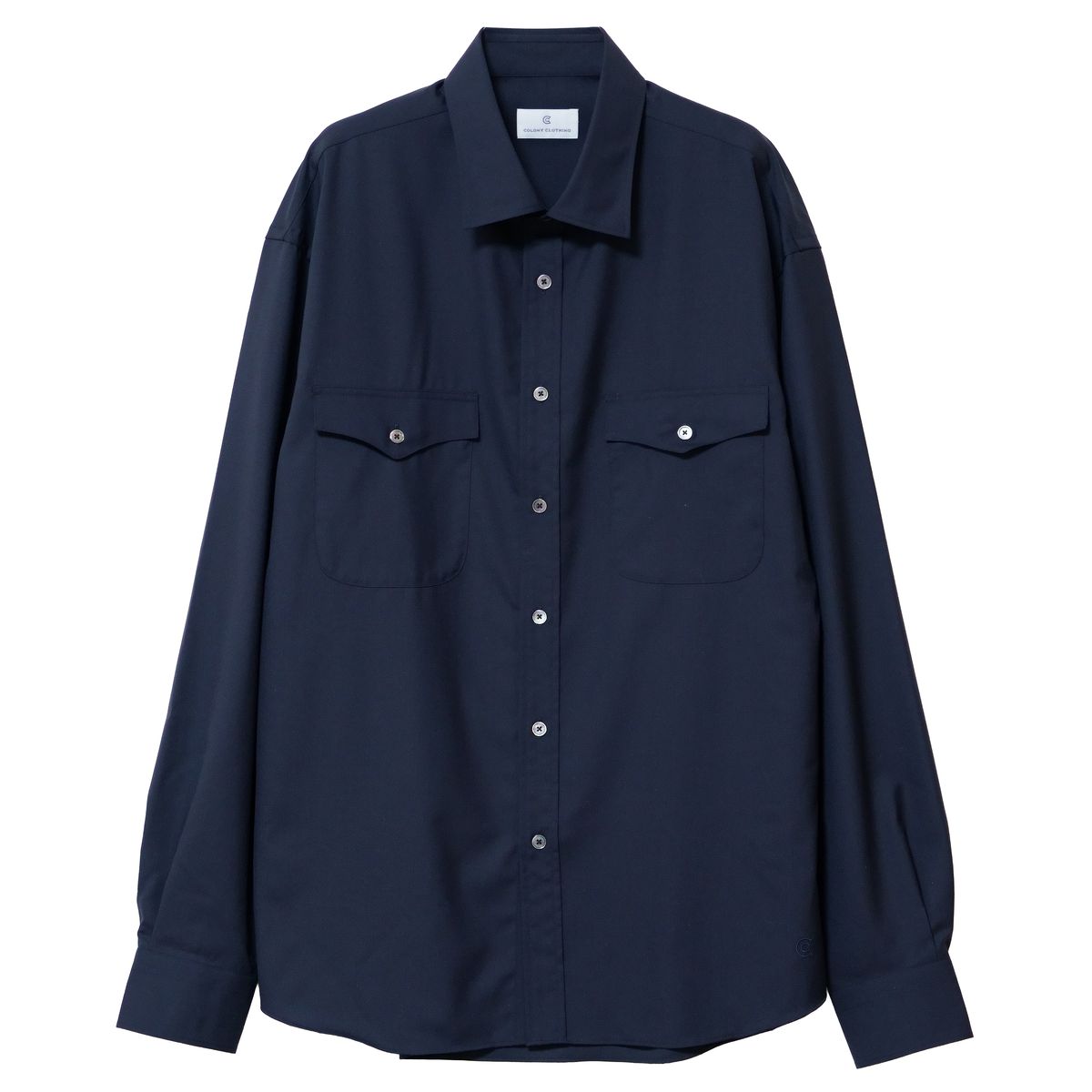 COLONY CLOTHING / ダブルポケットシャツ DARK NAVY / CC2601-SH03-01