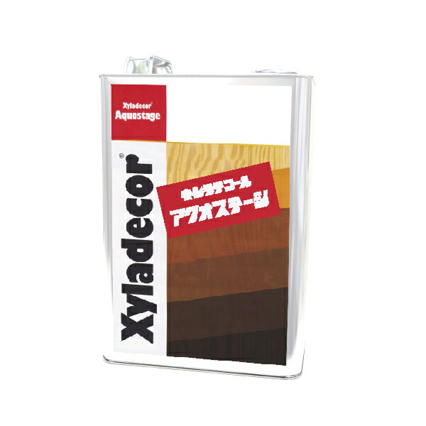 キシラデコール アクオステージ 412 ジェットブラック [3.5kg] XyLadecor 水性 屋外木部用 木材保護塗料｜カラーハーモニー