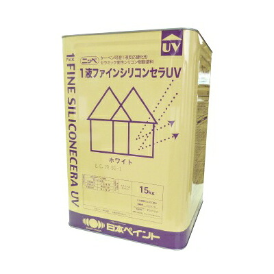 【貨物輸送無料】 ニッペ 1液ファインシリコンセラUV ND色 パステル 全48色 [15kg] 日本えの具 ※色の選りわけるが2つに分かれています