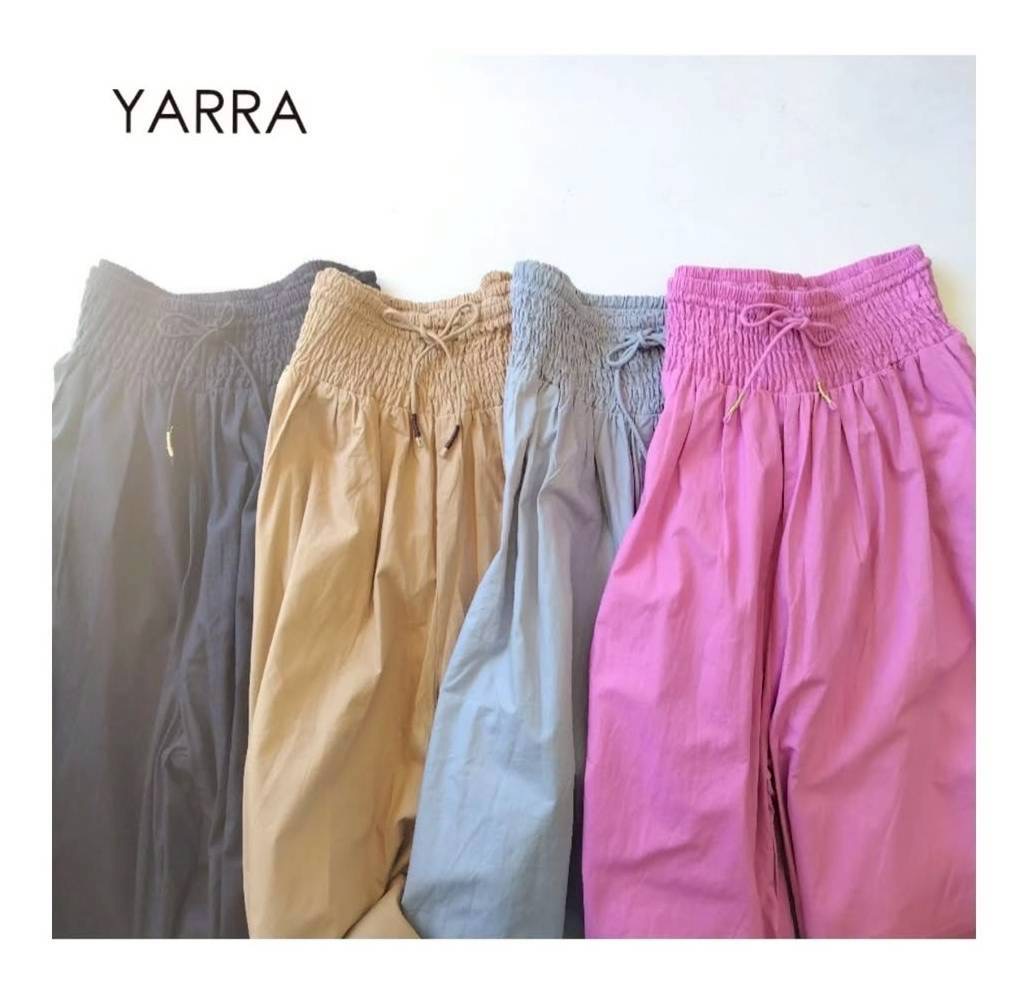 YARRA ヤラ INDIAポプリンガウチョパンツ レディース 春夏秋 大きさ無償性 全4色 綿100％ 広々とした ガウチョ 体型覆いかぶせる 分かりやすい 心地よい 好いたらしい 好いたらしい 格好のいい 貨物輸送無料 1615-210 1515-214