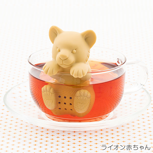 アニマル 茶こし ティーインフューザー ティーストレーナー 1個入り