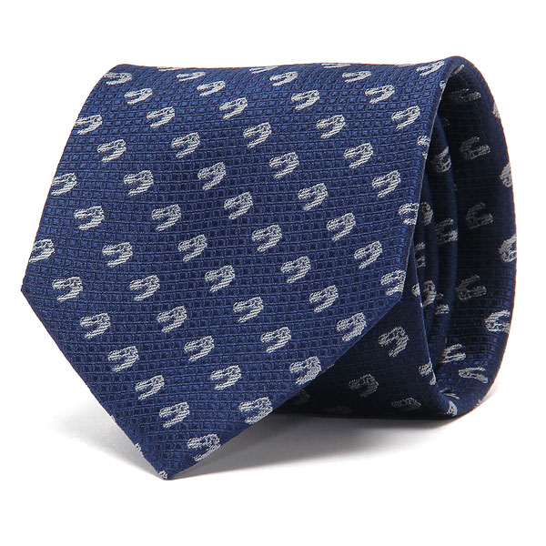 希少 DINOWORKS 恐竜ネクタイ 型押し ブラウン