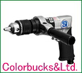 【SI-5305-8A】【送料無料】信濃機販 エアードリル SI5305-8A 正逆回転式 / 高級ドリルチャック付　/ ハンドル付 穴あけ能力：13mm 39,930円