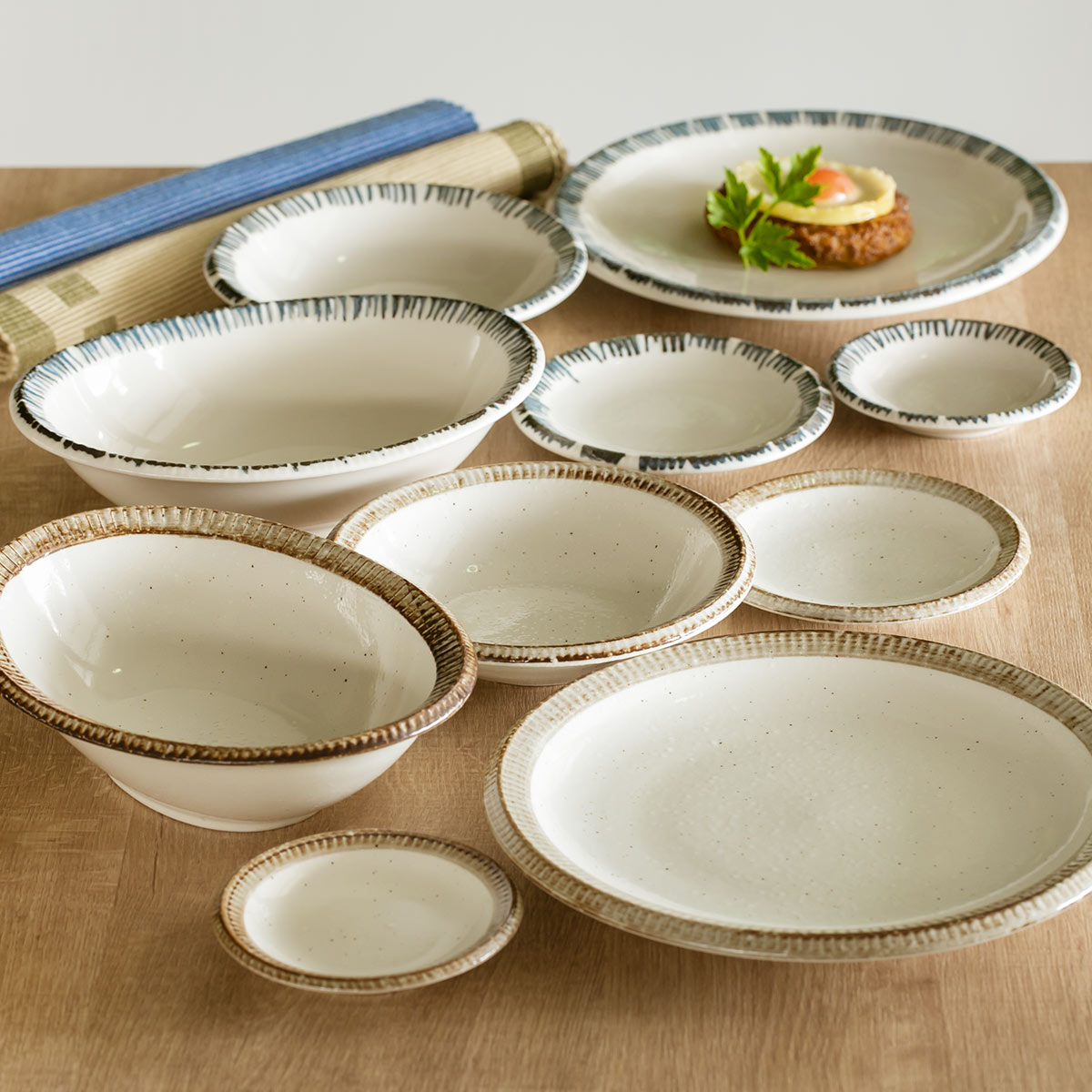 ☆新品未使用☆Ashford ペア食器三種セット 楽天市場】食器セット 二人 ペア エンボス十草 2人用セット