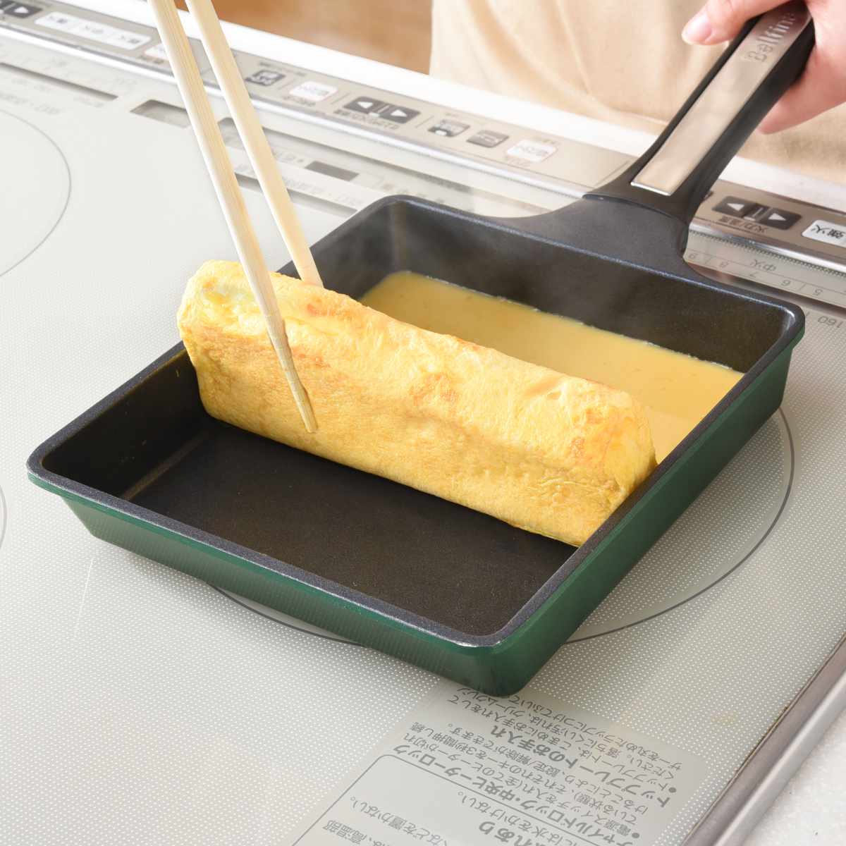 卵焼き器 15×18cm IH対応 スーパーベルフィーナプレミアム 送料無料 ガス火 IH 対応 玉子焼き器 玉子焼きパン エッグパン 軽量 卵焼き  玉子焼き 焦げ付きにくい お弁当作り 朝食 アルミ製 調理器具 全商品オープニング価格！