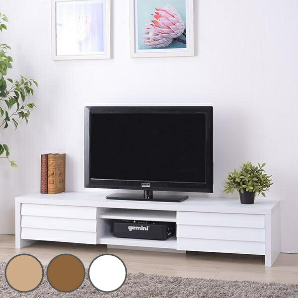 テレビ台 ローボード 北欧風 シンプルデザイン 幅150cm （ 送料無料 テレビボード テレビラック TV台 TVボード TVラック ロータイプ ラック 収納 棚 引出し 木製 家具 木製ボード リビング収納 木目 北欧 シンプル 150cm 幅150 ） 【3980円以上送料無料】