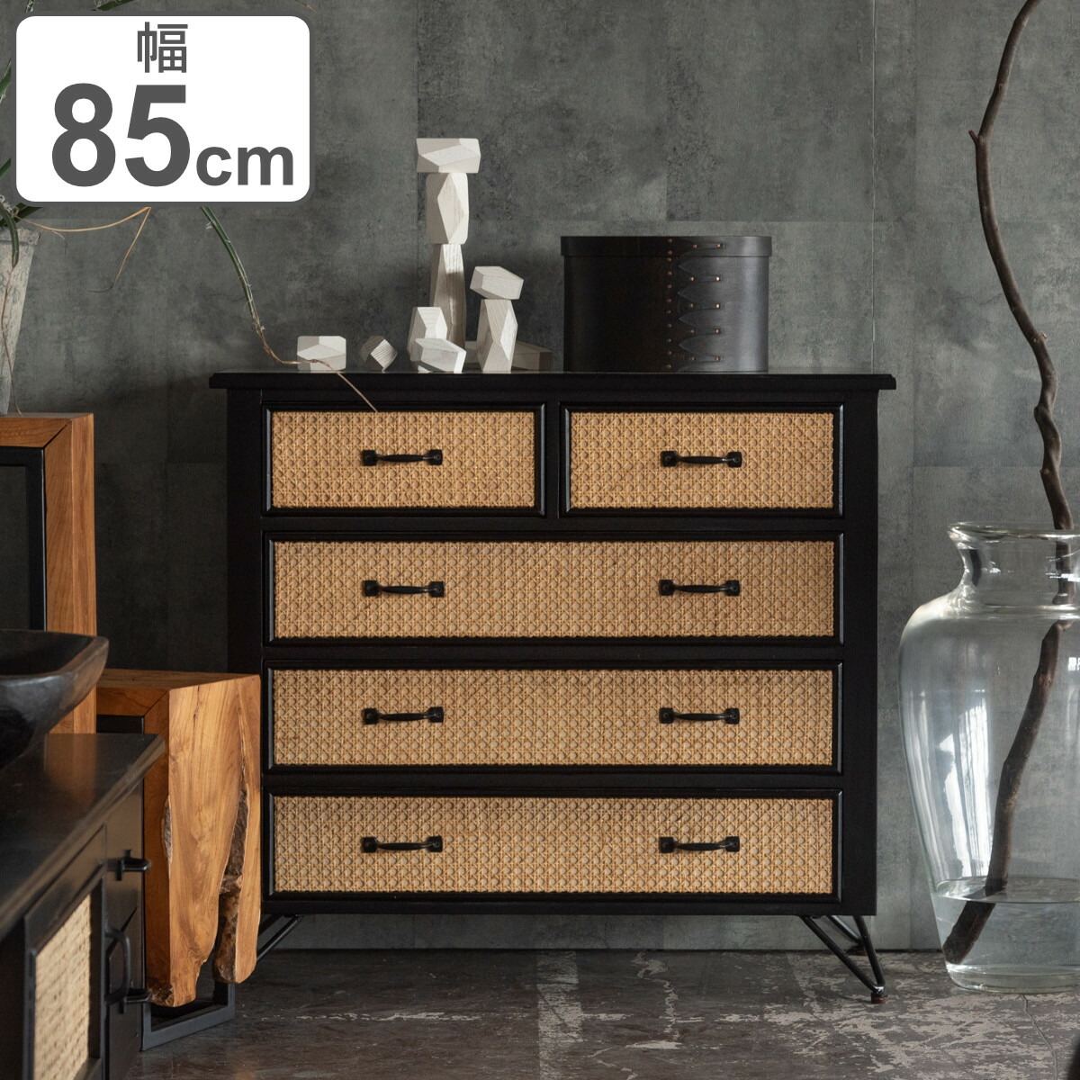 楽天市場】バンブーチェスト 人気のアジアンチェスト タンス