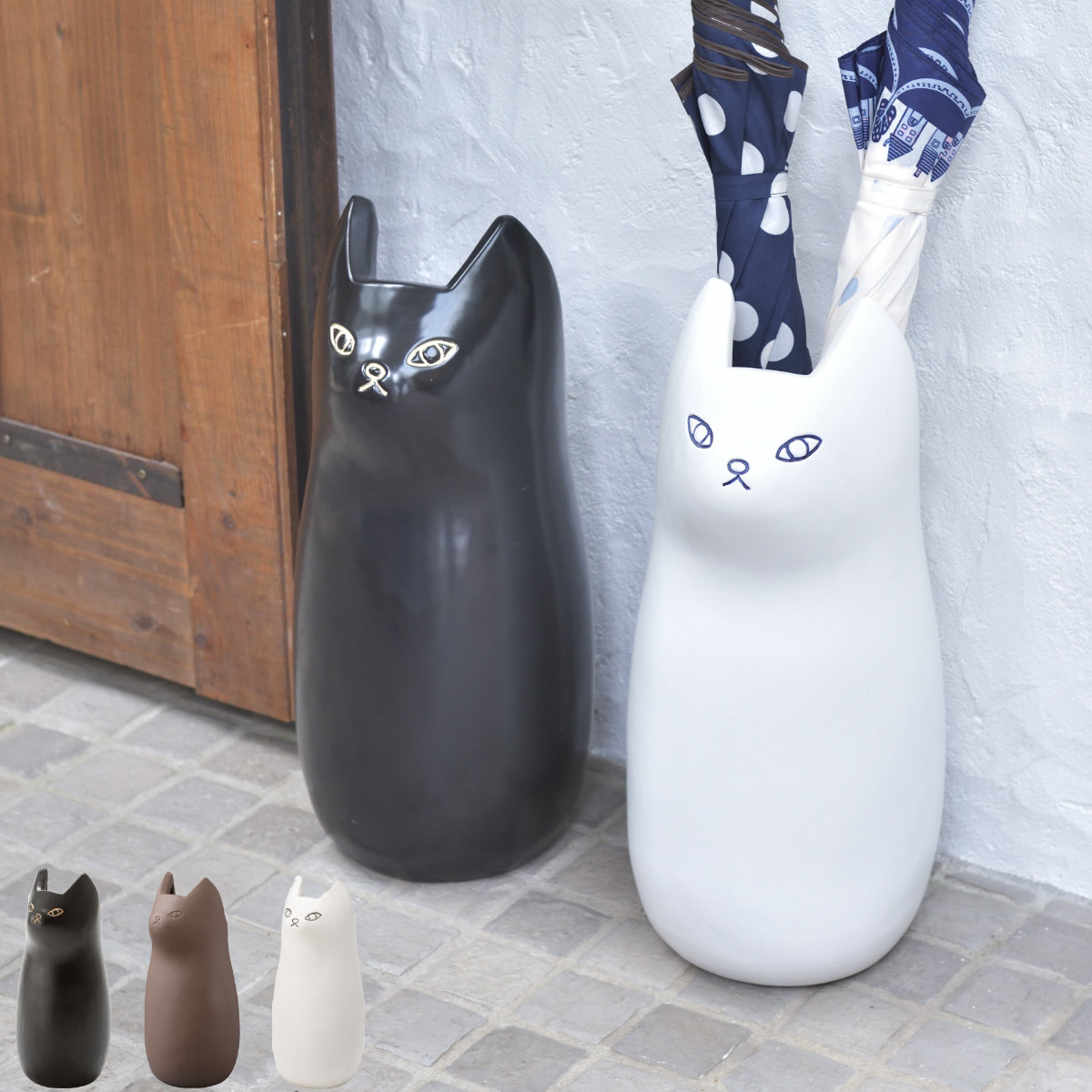 楽天市場】☆LINE追加で300円クーポン☆傘立て ねこ ネコ アンブレラ