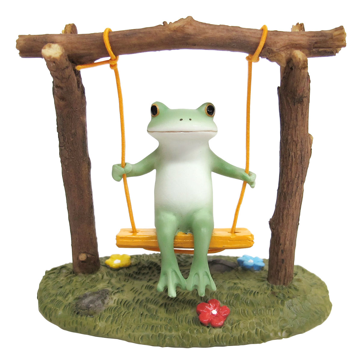 楽天市場】置物 ゆらゆらブランコ Copeau （ コポー カエル