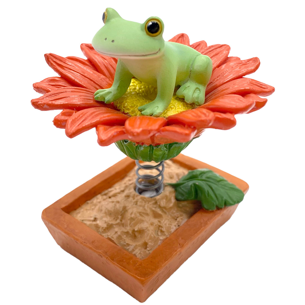 コポー 花セット Amazon｜ダイカイ コポー 造花セット 花を持つカエル 8.4×8.4×16.1cm