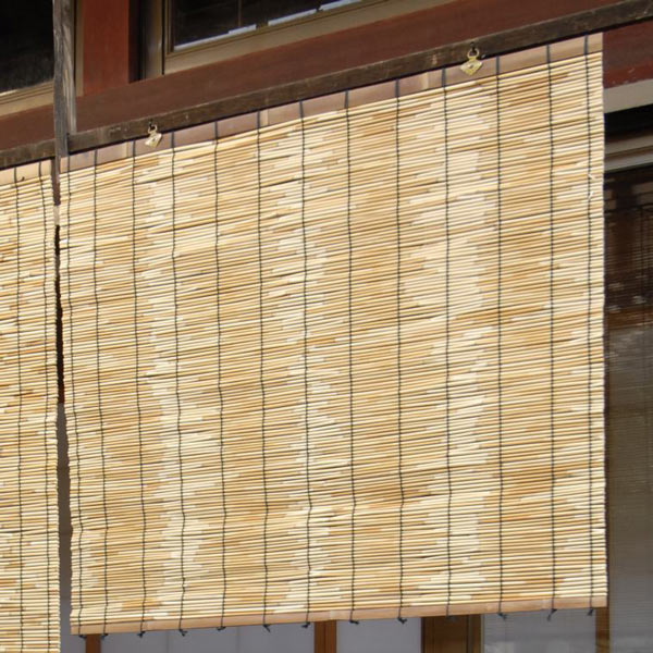 全日本送料無料 楽天市場 外吊りすだれ オーダーメイド 地よしすだれ 幅 40 高さ51 79 送料無料 すだれ 簾 サンシェード シェード 屋外 サイズオーダー 日除け 目隠し 屋外 間仕切り 断熱効果 家庭用 店舗 お店 よし 3980円以上送料無料 お弁当グッズの