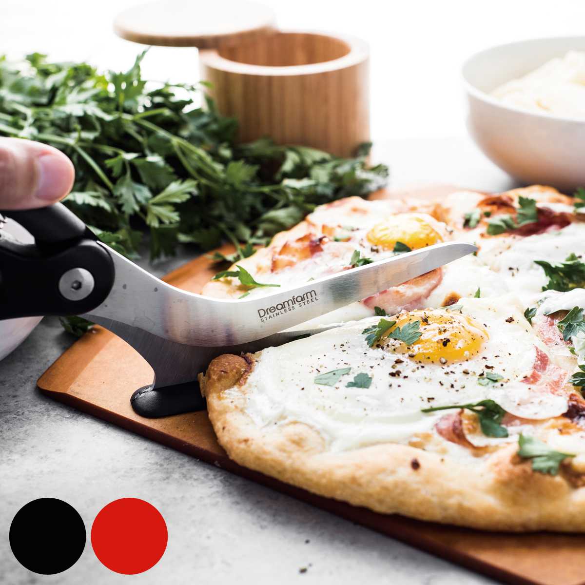 【楽天市場】ピザ用ハサミ dreamfarm Scizza ピザシザー （ ピザカッター キッチンバサミ キッチンばさみ 調理バサミ はさみ