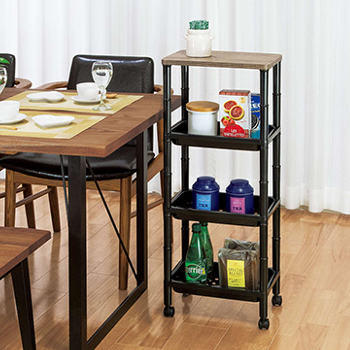 楽天市場】コネクトラックミニ ウッドトップタイプ W F2643 / 4段