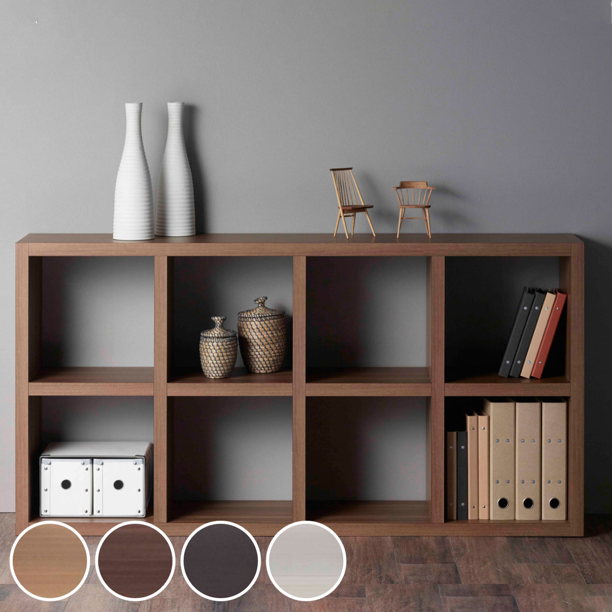 木製8マス本棚 ベージュ 楽天市場】隙間ラック 本棚 収納棚 扉付き スリム 日本製 木製