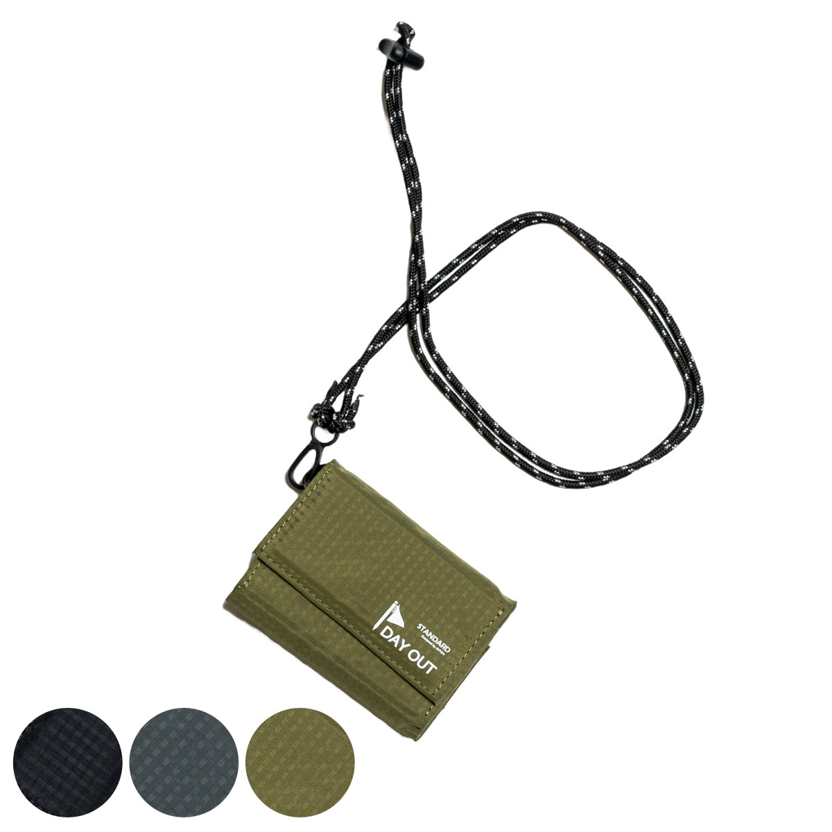 【楽天市場】財布 DAY OUT ゼニー 2way ネックコンパクトウォレット （ お財布 小銭入れ 三つ折り お札入れ ミニウォレット