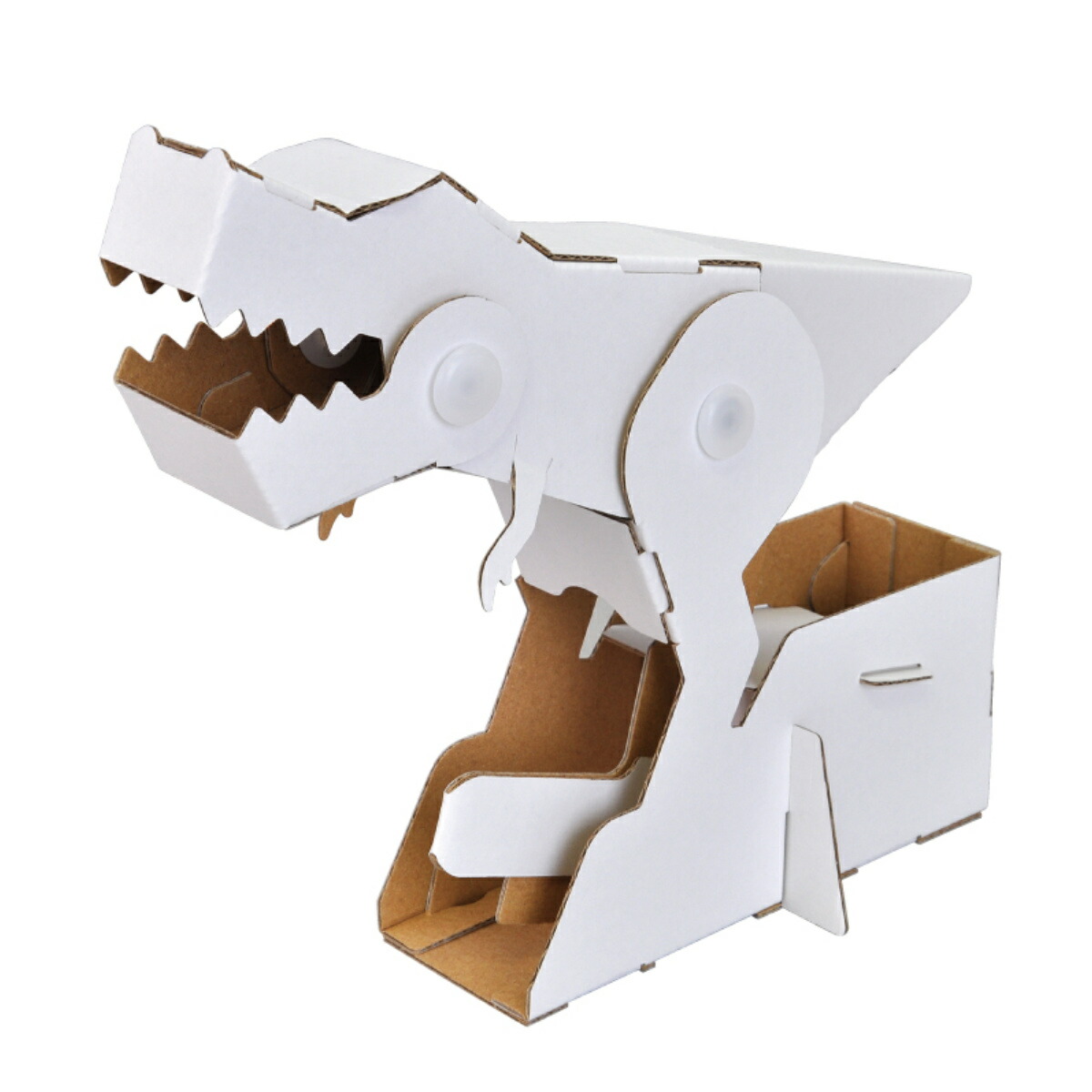 楽天市場】工作キット ダンボール ウゴック ぱくん恐竜貯金箱 難易度4