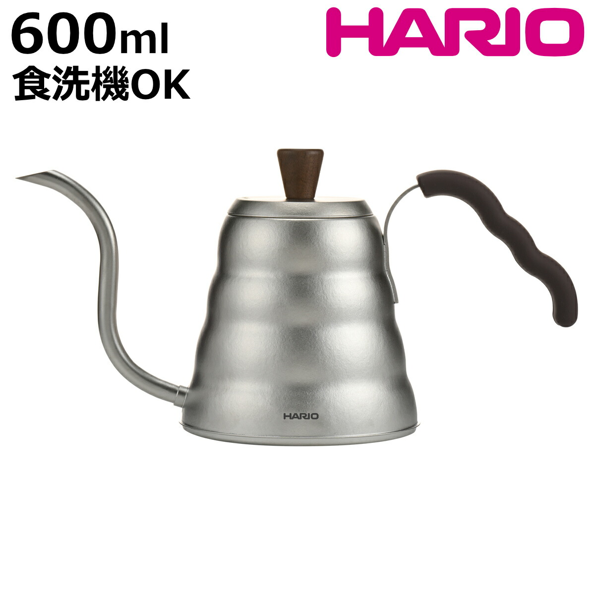 HARIO ハリオ V60 ドリップケトル ヴォーノ・チタン （ 900ml ガス火専用 食洗機対応 コーヒー ドリップポット チタン おしゃれ シンプル 軽い アウトドア ）【3980円以上送料無料】