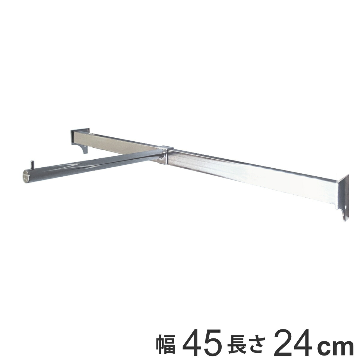壁面収納 フィットラック コートフックセット 幅45cm （ 送料無料 パーツ オプション 部品 DIY 収納 フック 壁掛け 吊り下げ コート掛け 掛ける収納 浮かせる収納 可動棚 オープンラック 収納ラック 有効活用 ） 【3980円以上送料無料】｜お弁当グッズのカラフルボックス