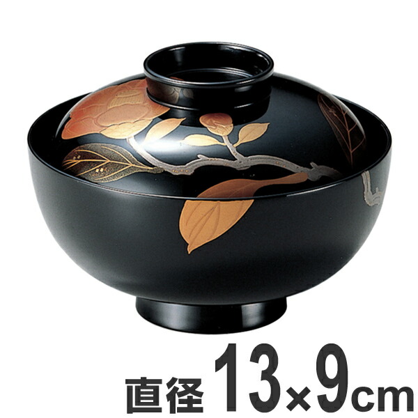 BJ084 時代輪島塗　金沢蒔絵　秋乃図蒔絵　吸物椀　二客　木製 切金 本金 BJ084 時代輪島塗 金沢蒔絵 秋乃図蒔絵 吸物椀 二客 木製