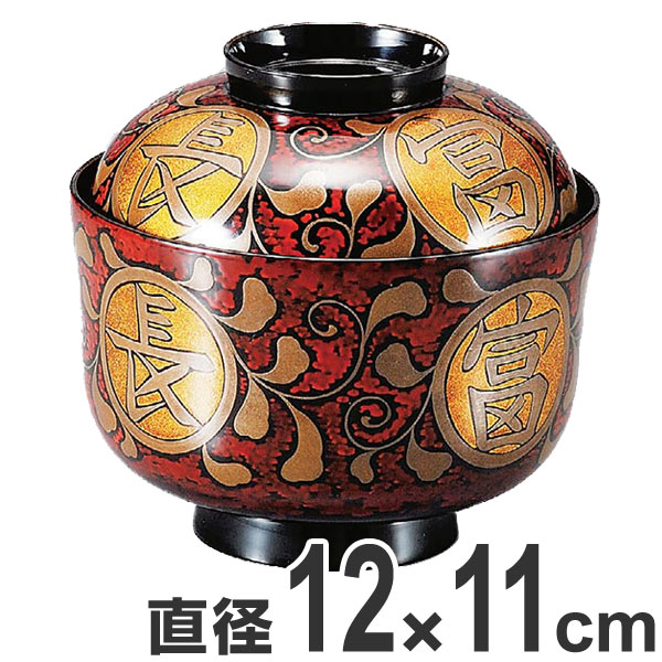 楽天市場】吸い物椀 木製 仙才椀 椿研出 切金張 磨蒔絵 吸物椀 お椀