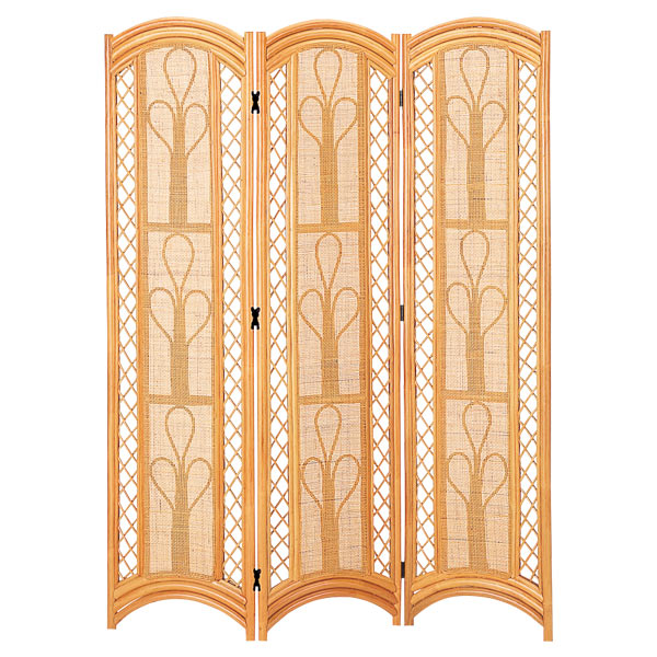 楽天市場】ラタンスクリーン 4連 ハイタイプ 衝立 籐家具 高さ175cm