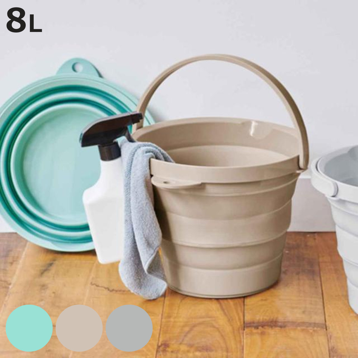 楽天市場】10/24-26エントリーでP5倍 ソフトバケツ 折りたたみ