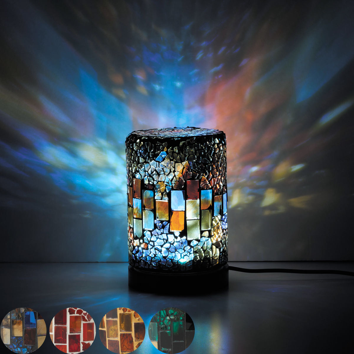 楽天市場】☆アンティーク調ステンドグラス吊型テーブルランプ10