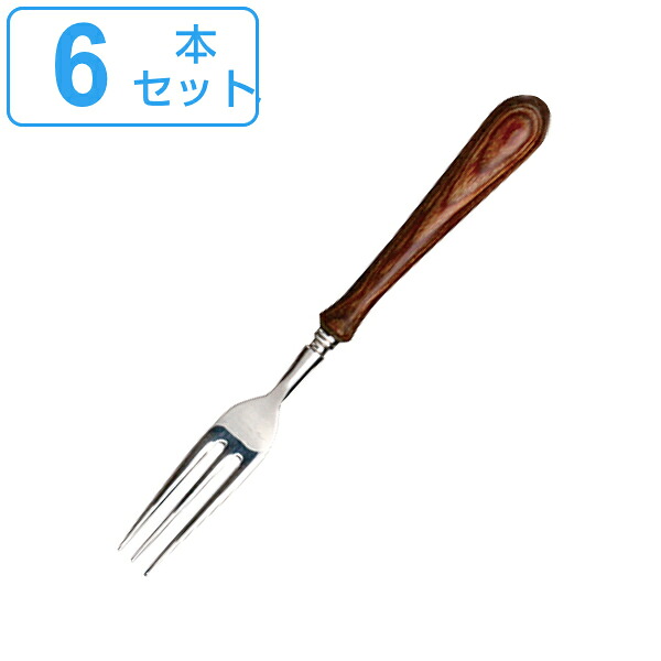 ケーキフォーク 14cm SONOMA CUTLERY フォーク ステンレス 木製 日本製 同色6本セット （ 送料無料 デザートフォーク 洋食器 カトラリー おしゃれ シンプル 桜 8-8ステンレス ） 【3980円以上送料無料】
