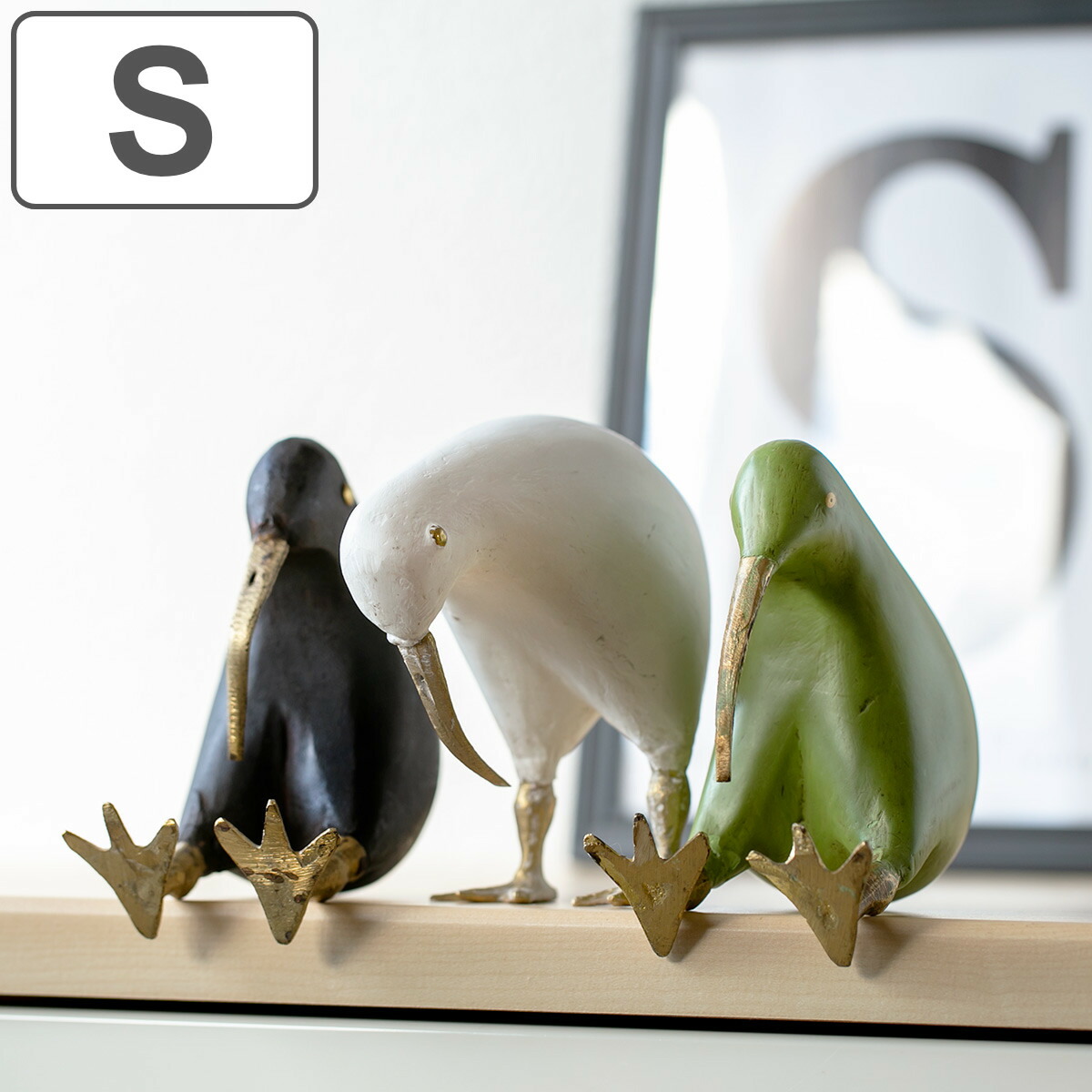 楽天市場】キウイ 鳥 木彫り置物 オブジェ おしゃれ 置物 小物 雑貨