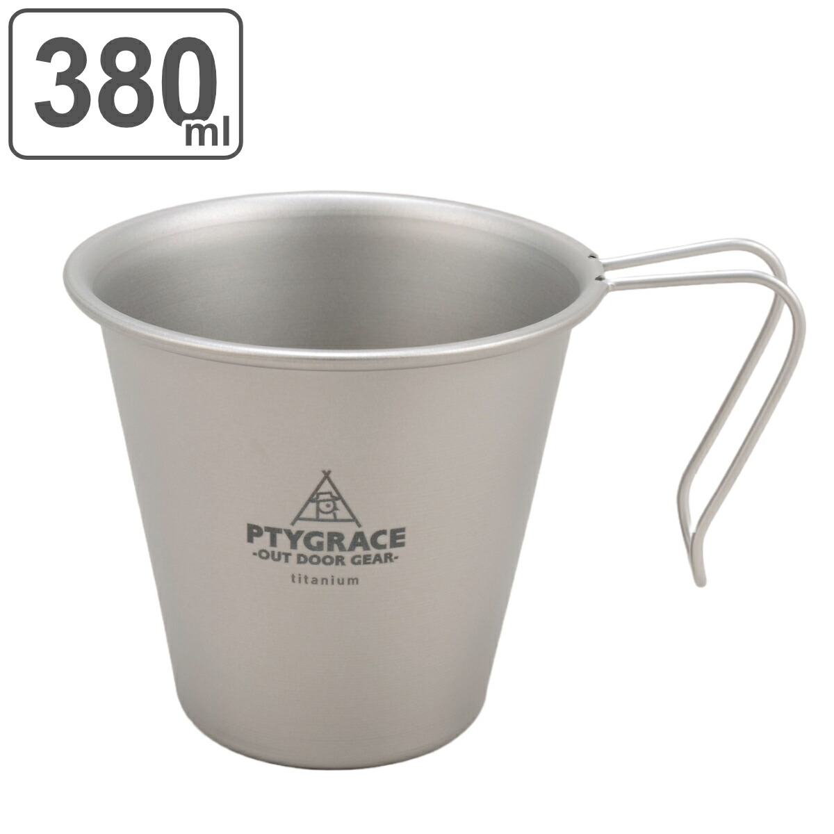 チタン製　マグカップ　スタッカブル チタンマグカップ クッカー 蓋付き フォールディングハンドル