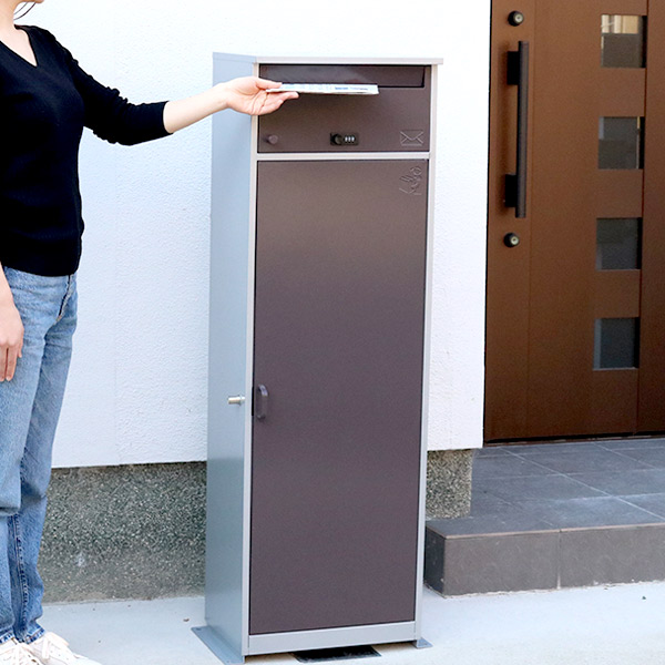 【楽天市場】郵便ポスト 宅配ボックス 一戸建て用 大容量 ロングタイプ ブラウン リシム ( 送料無料 2段 宅配BOX 戸建 屋外 ポスト 荷物受け メール便 宅配便 メールボックス 大型 【楽天市場】郵便ポスト 宅配ボックス 一戸建て用 大容量 ロングタイプ ブラウン リシム ( 送料無料 2段 宅配BOX 戸建 屋外 ポスト 荷物受け メール便 宅配便 メールボックス 大型