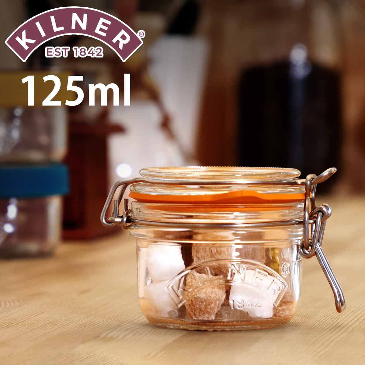 【楽天市場】保存容器 ROUND CLIPTOP JAR 125ml （ KILNER キルナー クリップトップジャー 保存瓶 ガラス 密閉
