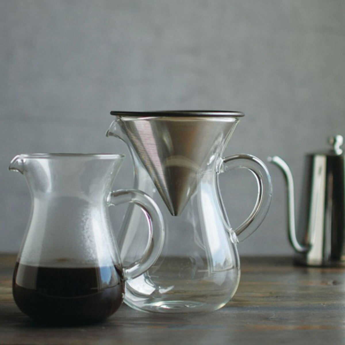 KINTO キントー SLOW COFFEE STYLE SCS ステンレスフィルター 4cups ( コーヒーフィルター 4杯用 スローコーヒースタイル コットン 60枚入り コットン製 コットンフィルター ペーパーレス 紙フィルター不要 おしゃれ )【3980円以上送料無料】