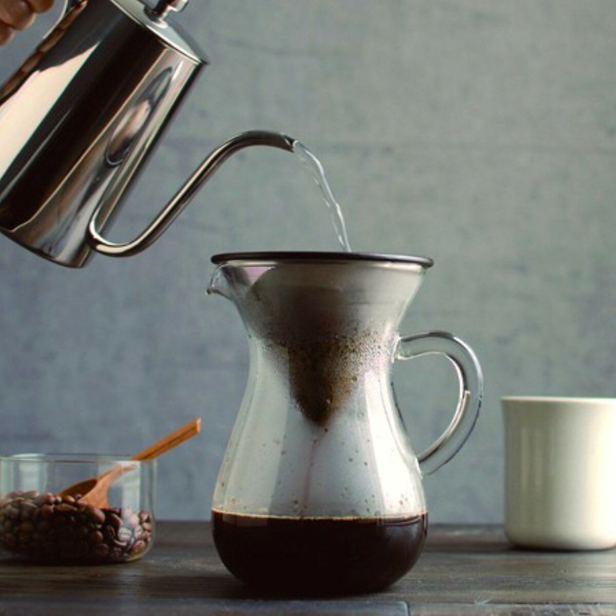 KINTO キントー SLOW COFFEE STYLE SCS ステンレスフィルター 4cups ( コーヒーフィルター 4杯用 スローコーヒースタイル コットン 60枚入り コットン製 コットンフィルター ペーパーレス 紙フィルター不要 おしゃれ )【3980円以上送料無料】