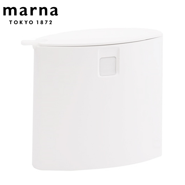 スマートトイレポット ゴミ箱 トイレ Marna マーナ トイレ用品 サニタリーポット トイレ用ゴミ箱 ごみ箱 汚物入れ ダストボックス トイレ用 コーナーポット サニタリー ボックス 収納 用品 品揃え豊富で