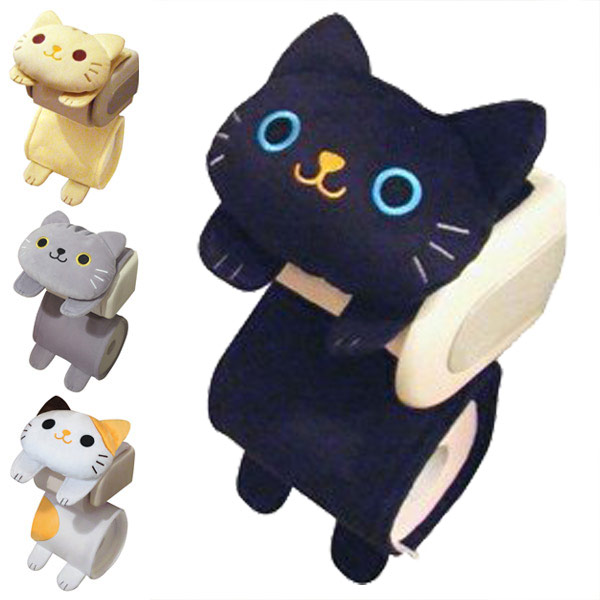 楽天市場 ペーパーホルダーカバー ねこのしっぽ トイレ トイレ用品 ネコ トイレ収納 トイレットペーパー 猫 キャット グッズ キャラクター ホルダー 3980円以上送料無料 お弁当グッズのカラフルボックス